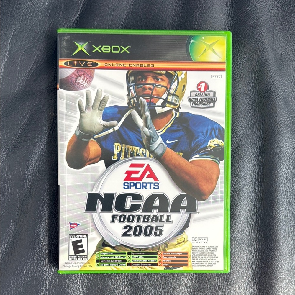 NCAA Football 2005 / Top Spin Xbox Game
